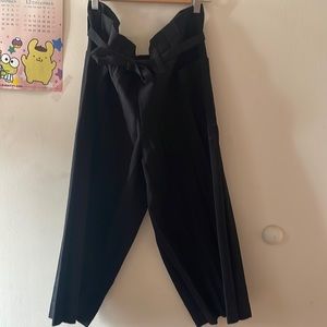 Issy miyake me pull on wool pants